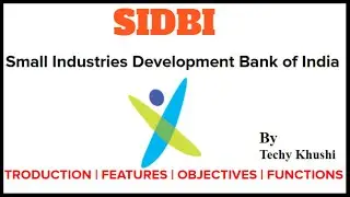 What is SIDBI ? Small Industries Development Bank of India ( Features, Objectives, Functions)inHindi