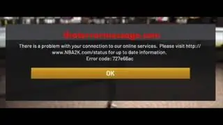NBA2K Error: 727e66ac