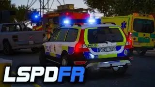 Swedish Police Patrol! - LSPDFR #8