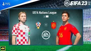 FIFA 23 - Croatia Vs Spain - UEFA Nations League A Championship | FINAL | PS5™ [4K60] Next Gen