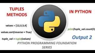 TUPLES METHOD IN PYTHON