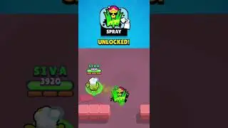 NEWEST Spray ⚡️& PIN🤯 #brawlstars #short