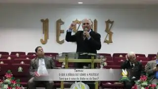 Pr Francisco Tércio tema:O QUE A BÍBLIA DIZ SOBRE A POLÍTICA? Será que é coisa do diabo ou de Deus?