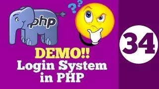 34-Make a DEMO Login System in PHP HINDI 2018