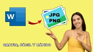 CONVERTIR un DOCUMENTO WORD a una IMAGEN JPG-PNG 