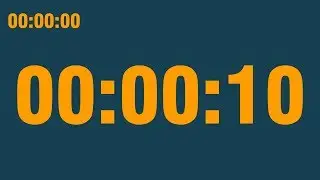 10 second timer (with end alarm, time elapsed and progress bar)