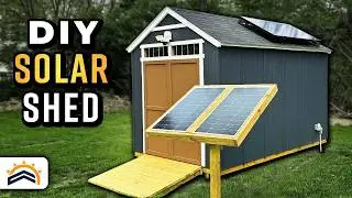 Ultimate DIY Project: Solar Shed from Scratch!