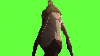 Beast Titan aot chroma key green screen
