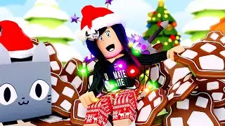 I spent BILLIONS of GINGERBREAD COINS to hatch MYTHICAL CHRISTMAS PETS in Pet Simulator X!