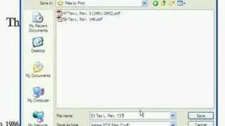 Printing Multiple PDF's at a Time