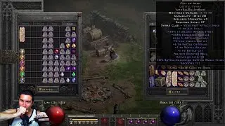 Diablo 2 Resurrected | CRAZY LUCK Today! Making My FIRST CTA + MF Diablo | Blizz Sorc [Stream]