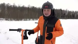 На сноуборде за мотосноубордом ! Что!?!? Тестируем Мотосноуборд СИБМАСТЕР. Что это такое? Попробуй!