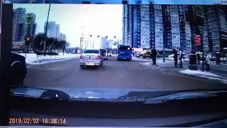 Дтп Академика Янгеля 02.02.2019