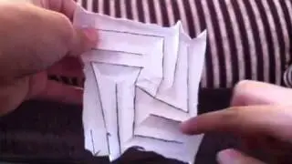 Origami Simple Flasher Labyrinth By Jeremy Shafer - Not A Tutorial