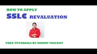 HOW TO APPLY FOR SSLC EXAM REVALUATION- EASY STEPS