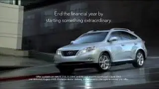 Lexus RX - TV Ad - Australia 2011