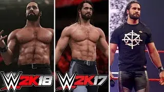 10 WWE 2K18 vs 2K17 vs Real Life Comparisons!