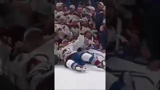 Aube-Kubel Falls with Stanley Cup