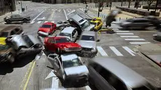 Re-Creating a Movie Scene in Unreal Engine 5: Swarm of Car Scene - The Fate of Furious