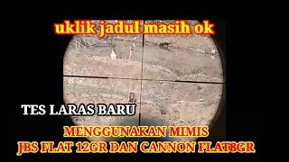 🔴18062023 TES GRUPING LARAS BARU //jbs flat 12gr Dan Cannon Propesional ftlat #cannondome #jbsflat