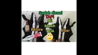 CUCI SEPATU DARI  BEKAS OLI PAKAI PEPSODENT BISA???