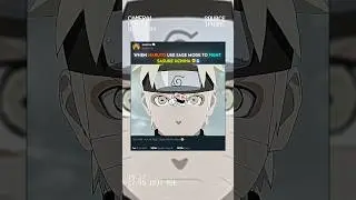 THE MOMENT WHEN NARUTO USE SAGE MODE 🐸 TO FIGHT SASUKE UCHIHA 🗿