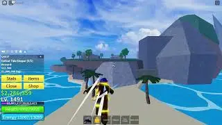 Killing Tide Keeper And his Sea Beast in Blox Fruits