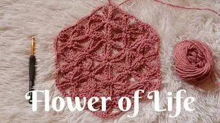 How to crochet Flower of Life with MayaLunaCorazon