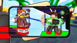 How to Script on Mobile.. (Roblox Bedwars)