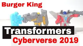 Burger King Transformers Cyberverse 2019 Unboxing