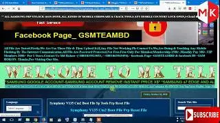 Symphony V135 CM2 Boot File & Sp Tools Frp Reset File | Android Flash Firmware