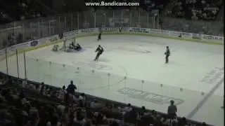 Hrehoriak contact with the post - 2nd period - 04/19/17