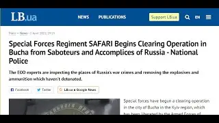 Ukraine News: Bucha Clearing of 