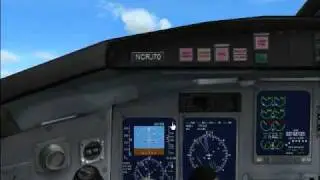 FSX - Bombardier CRJ 700 take-off