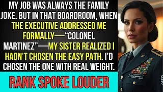 My Sister Mocked My Job—Then the Boardroom Called Me Colonel Martinez