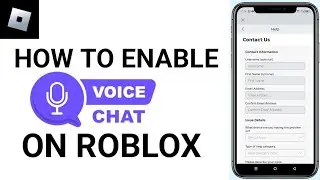 How to Get Voice Chat on Roblox (Under 13) Mobile Tutorial 