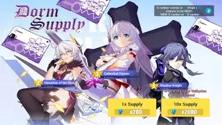 Honkai Impact 3rd | Summoning for my first Valkyrja on Dorm Supply