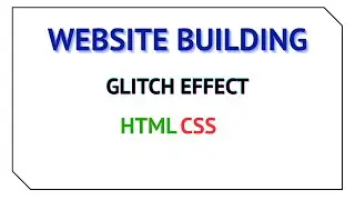 How to Glitch Effect in HTML- CSS. Beginners tutorial