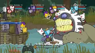 Castle Crashers 4 player speedrun in 