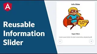 Information Slider from Scratch in Angular