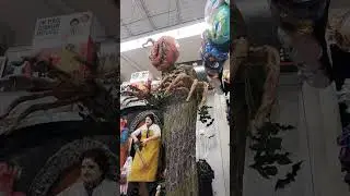 party city halloween 2023 12 feet tall towering pumpkin 🎃 fail