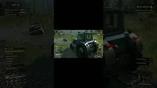 МТЗ-82 вытаскивает УАЗ буханку из болота  #snowrunner