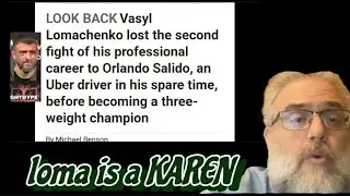 DAN RAFAEL BLAST TEAM LOMACHENKO! Loma calls a man scared that made him cry? 🤔