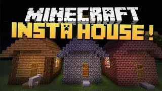 Minecraft Mody - INSTA HOUSE 1.4.5 ! (Przenośne Budowle !)