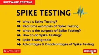 manual testing tutorial for beginners | what is spike testing in performance testing