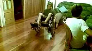el caballito con la silla de ruedas