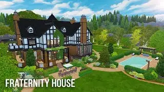 The Sims 4 Speed Build - Fraternity House