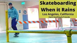 SKATEBOARDING RAIN AND PAIN