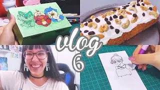vlog #6 | caja de pokemon, carrot cake, grabando y editando