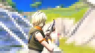 I played fortnite on the lowest possible graphics settings